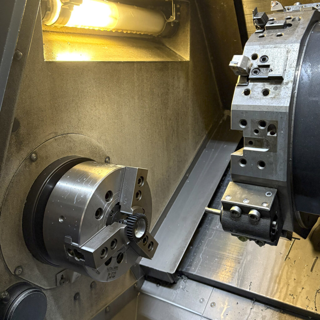 Dettaglio della macchina di lavorazione CNC